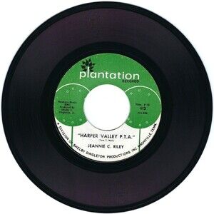 Jeannie C. Riley 45 Harper Valley P.T.A. / Yesterday All Day Long Today VG+ '68